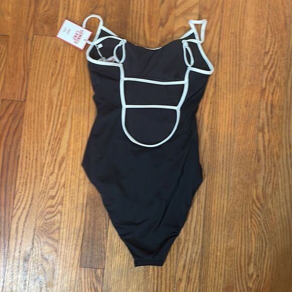 Andie x Mindy The Bells One Piece LT Swimsuit Black size Medium NWT long torso - Picture 5 of 10